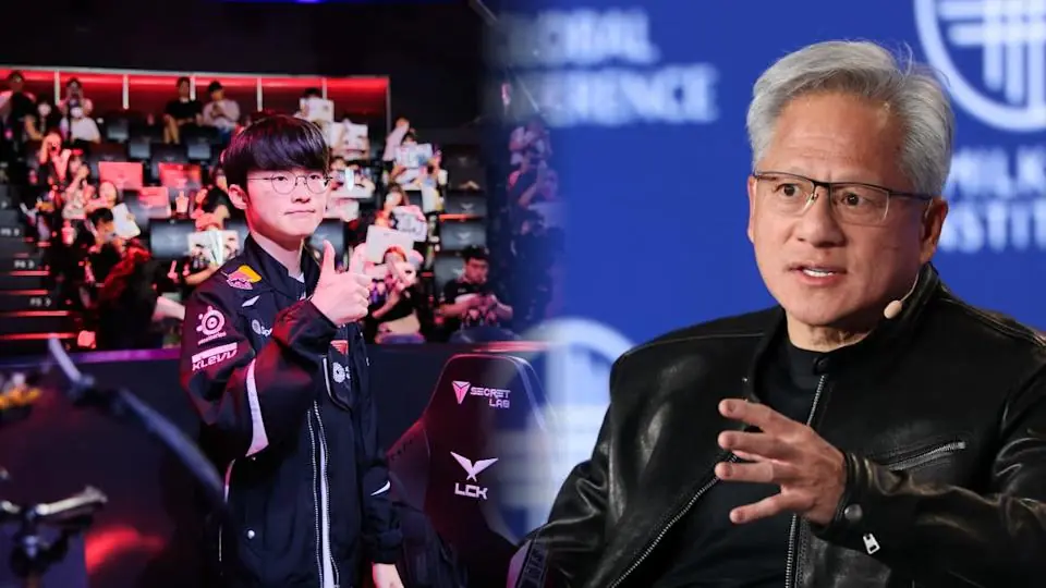 Faker想和科技大佬吃饭,黄仁勋访韩或真促成见面