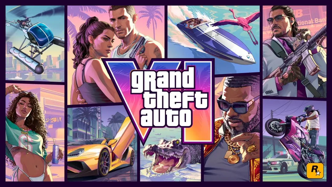 《GTA6》封面艺术图公开!延续一贯风格 再临纸醉金迷
