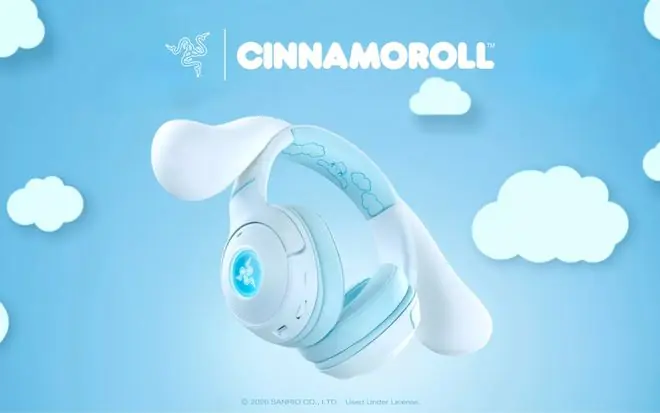 标志性大耳：雷蛇推出Cinnamoroll款北海巨妖萌猫版V2 BT耳机