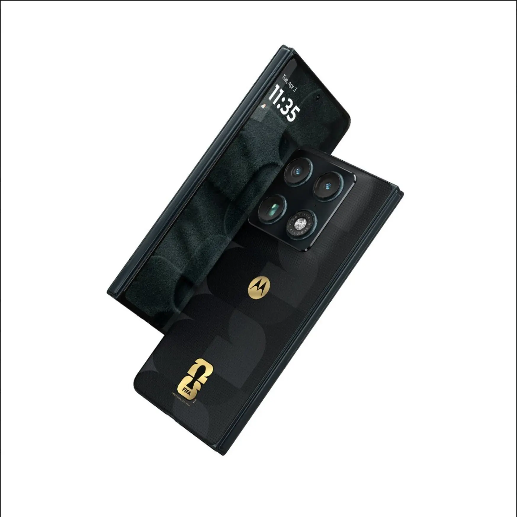 618折叠屏推荐:联想moto razr Fold鎏金限定版,世界杯联名+AI全能旗舰