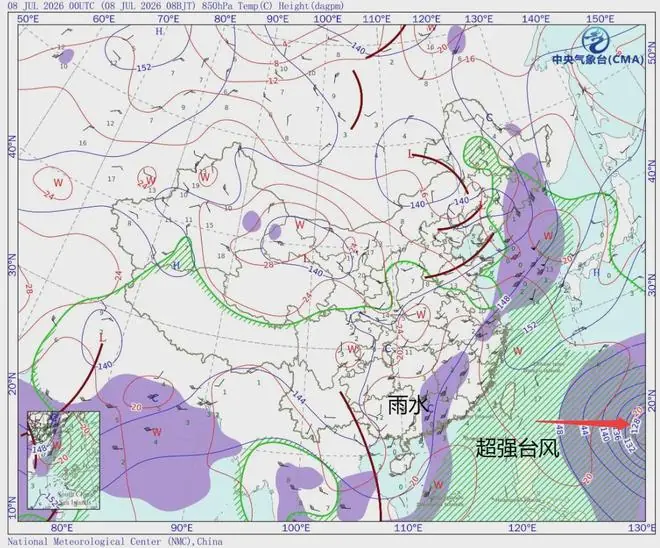 暴雨大暴雨,台风巴威重回17级以上:登陆点调整,海神要生成了?