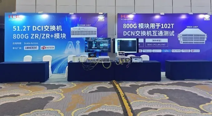 新华三率先完成业界首个800G智算网络全场景互通实测