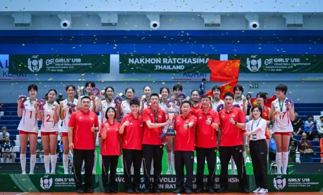 U18女排亚锦赛:中国6连胜卫冕5人最佳阵容 日本吞21年耻辱纪录