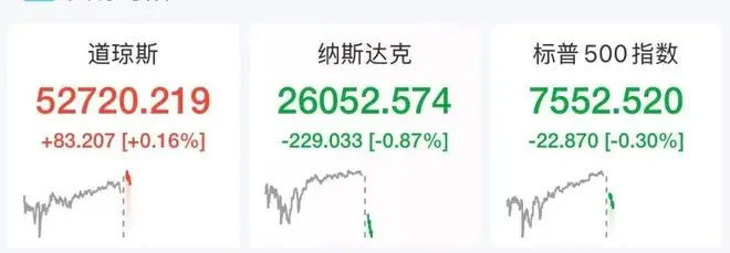 美股存储芯片股全线跳水,闪迪重挫10%,ARM跌近9%,SK海力士跌超7%,苹果逆势创新高