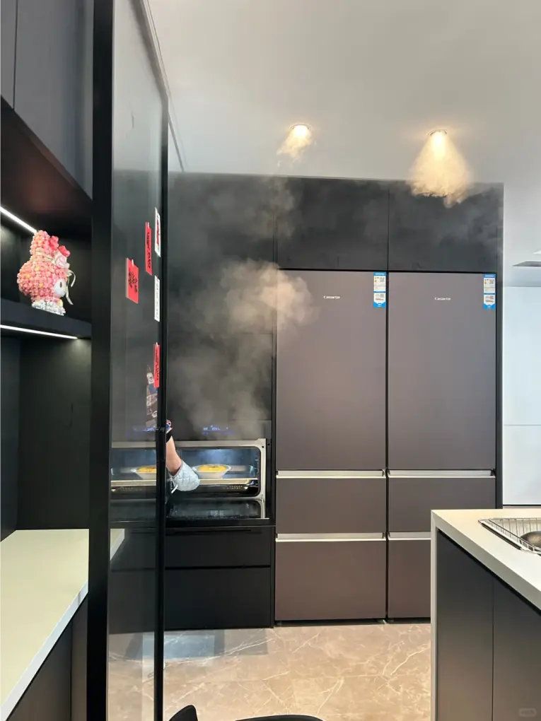 告别满屋白雾!凯度微蒸烤一体机B8Pro内循环蒸汽系统实现蒸汽零排放