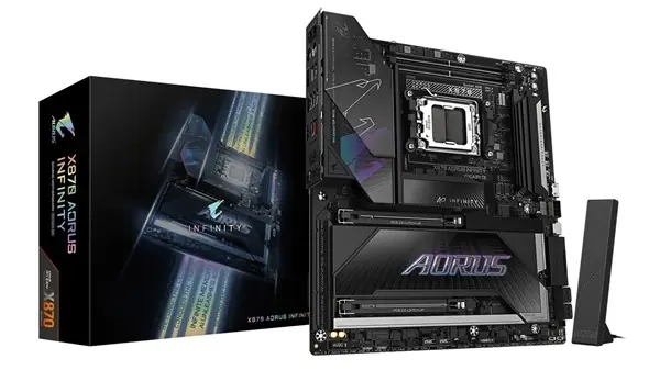 技嘉X870 AORUS INFINITY主板发布:为锐龙9000超频优化的40周年旗舰