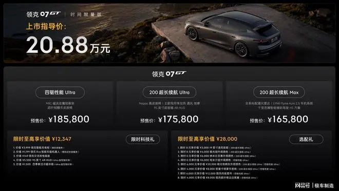 16.58万起预售的领克07GT,可能是今年最有“性格”的旅行车