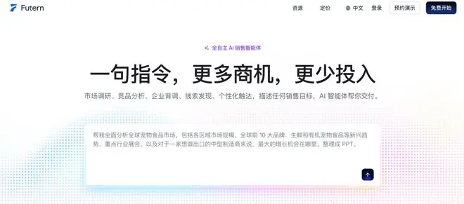 AI销售智能体Futern成为24小时数字员工