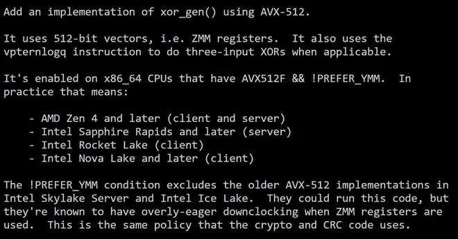 英特尔Nova Lake系列处理器有望恢复支持AVX-512指令集