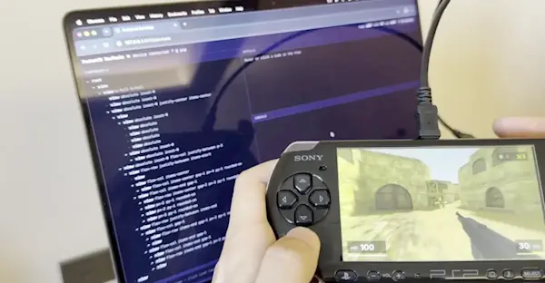 PocketJS发布PSP开源FPSOpenStrike,净室重构经典战术射击体验